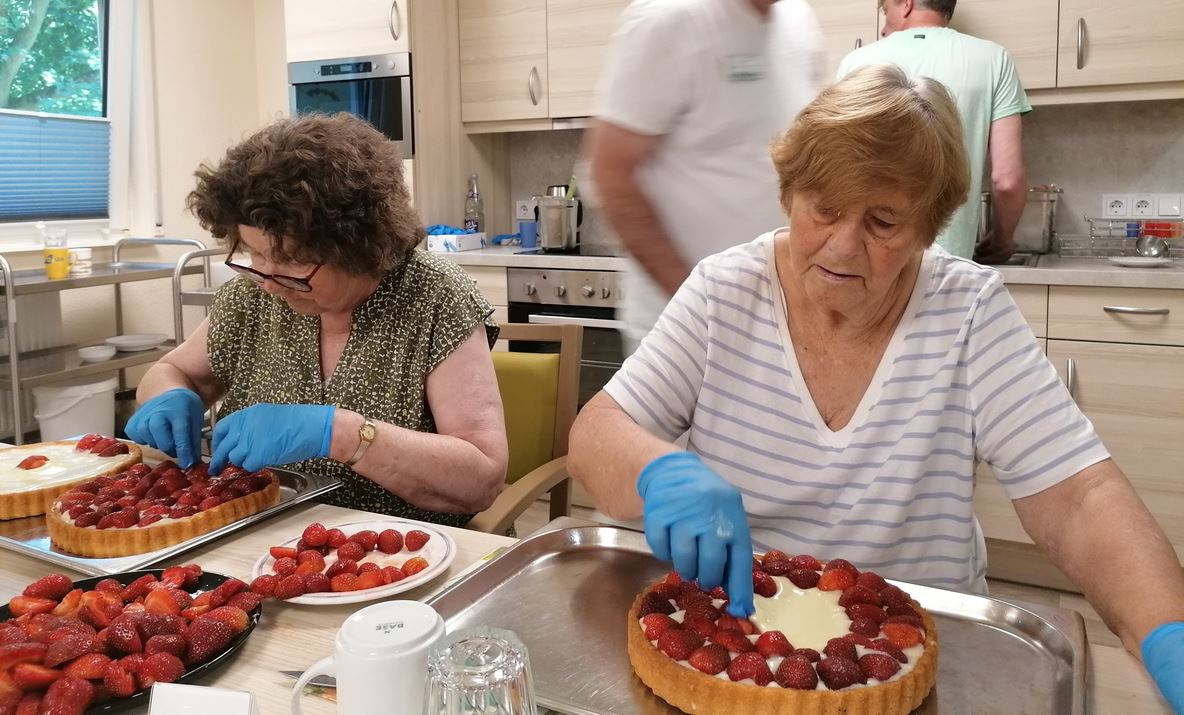 Erdbeerkuchen