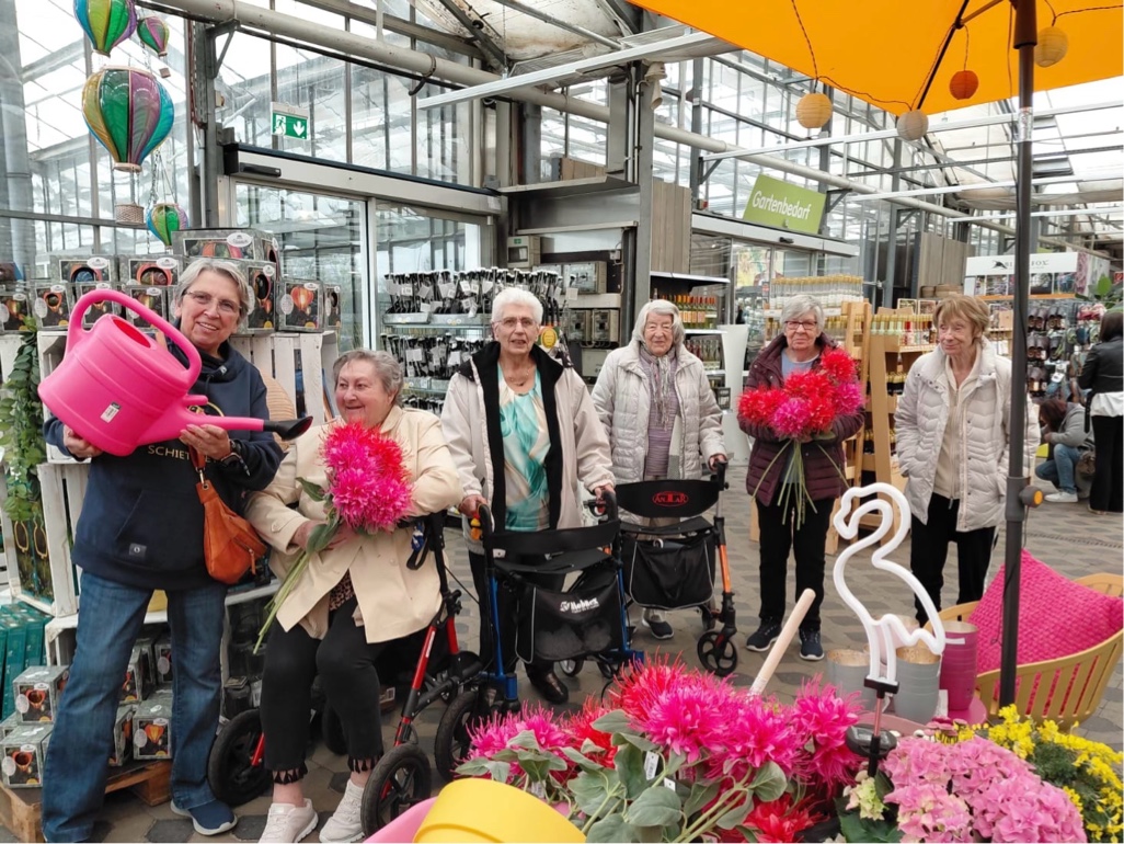 Ausflug zu Blumen Risse