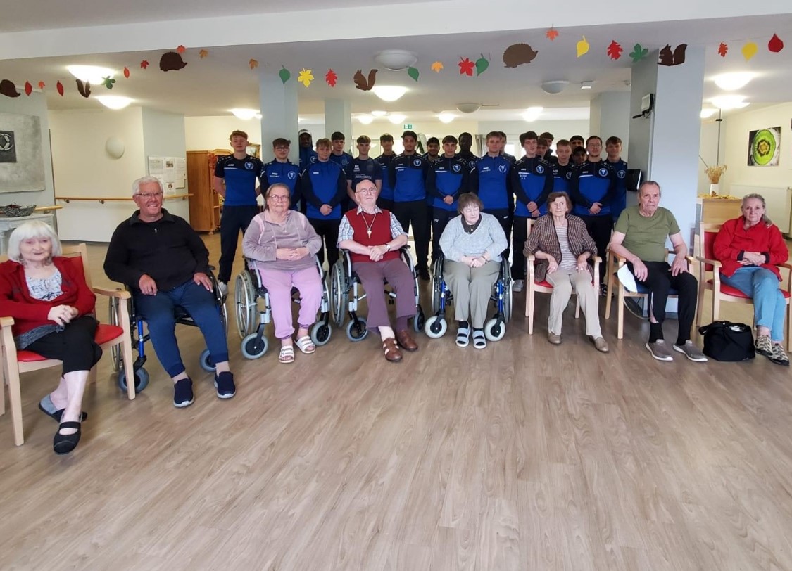 Besuch der Jugendmannschaft des 1.FC Metternich