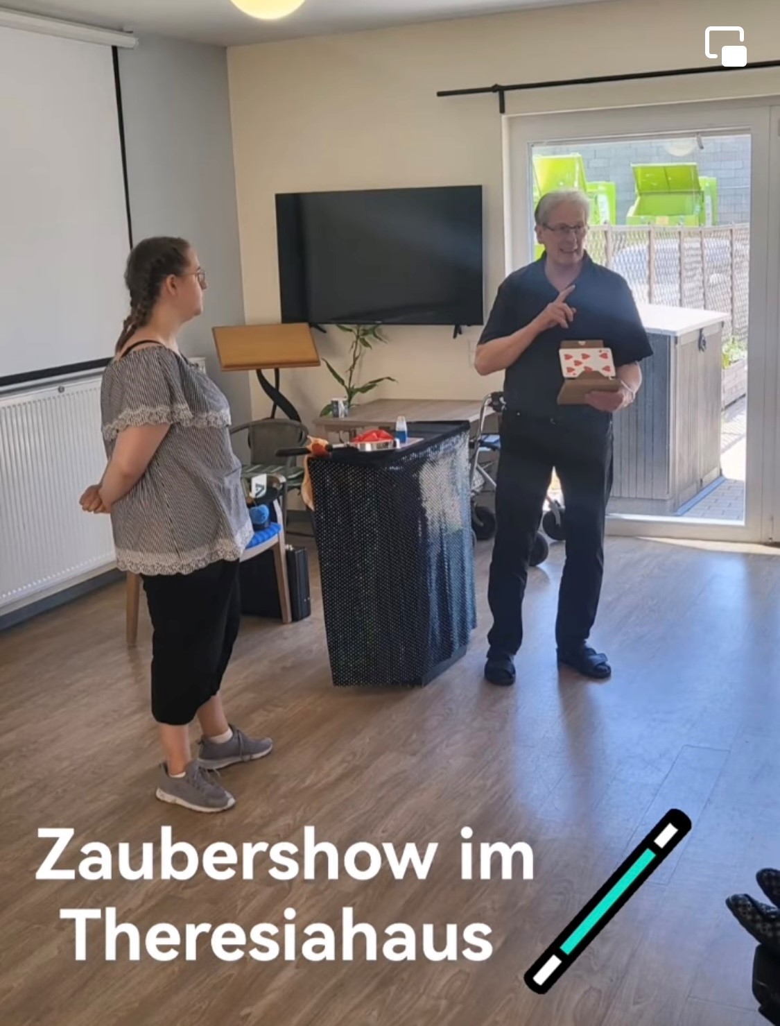 Zaubershow im Alloheim Theresiahaus