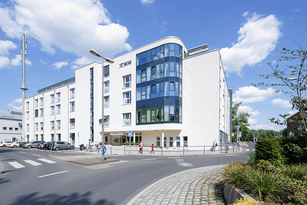 Außenansicht des CMS Pflegewohnstift Porz in Köln