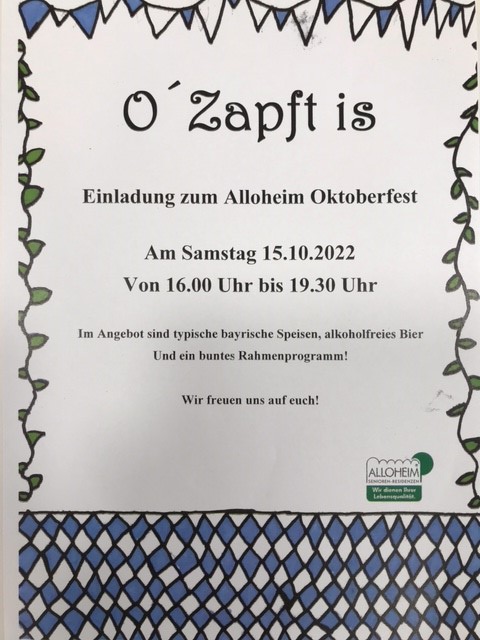 Einladung Oktoberfest