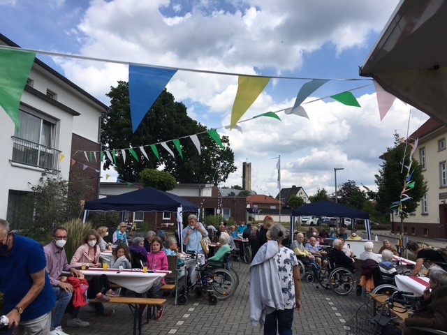 Sommerfest draußen