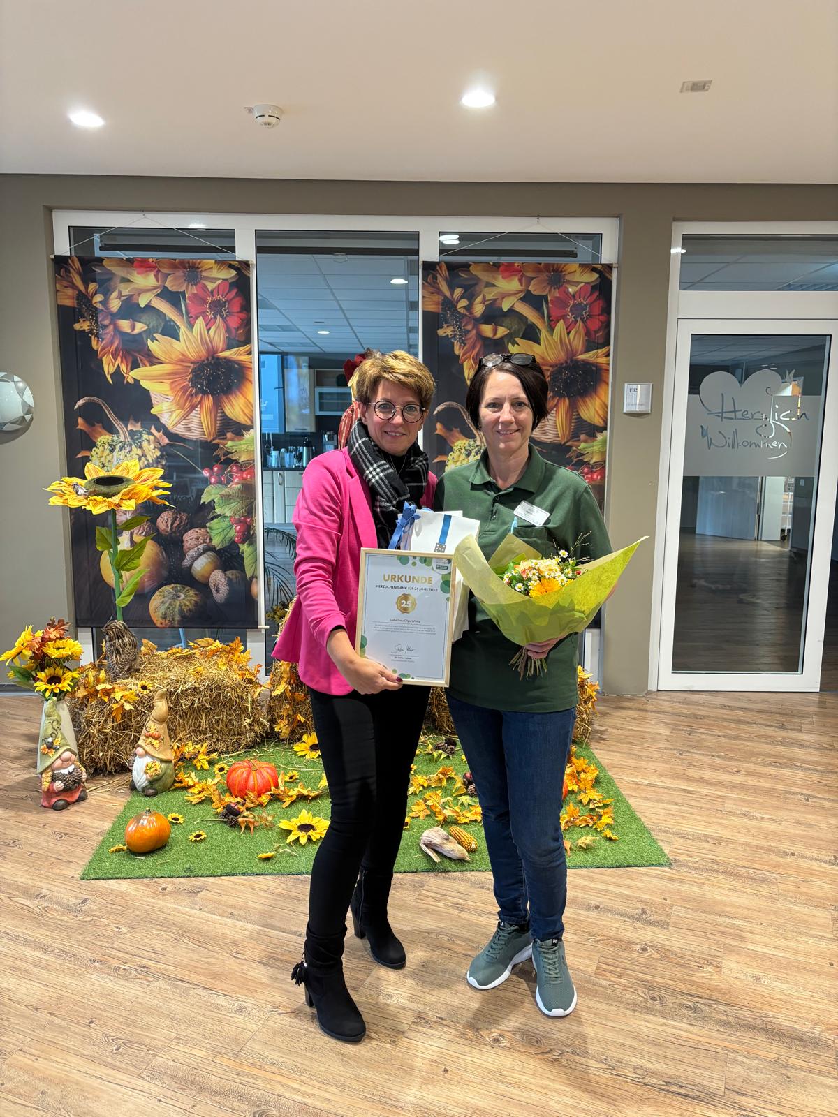 25. Dienstjubiläum Olga