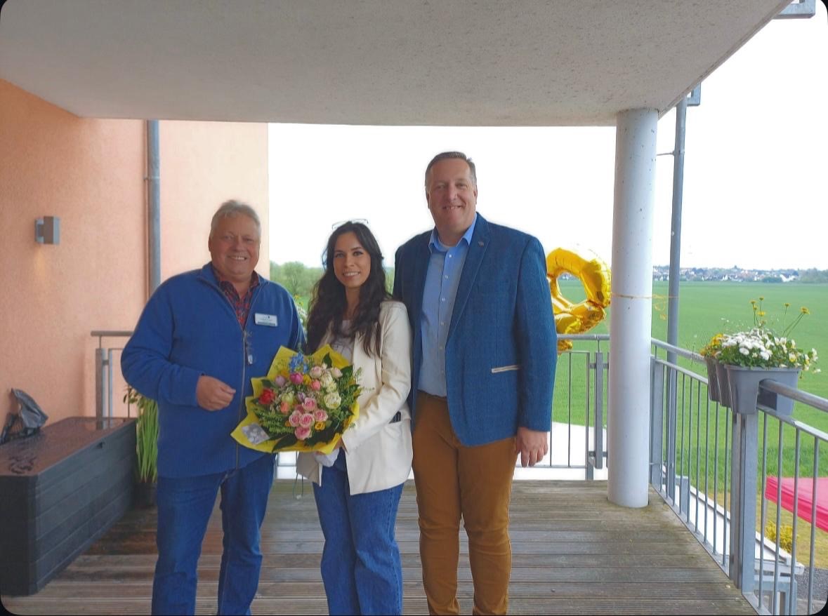 10 Jahre Jubiläumsfeier mit Regionalleitung Herr Fellner, Einrichtungsleitung Frau Contay und Bürgermeister Herr Hahn.