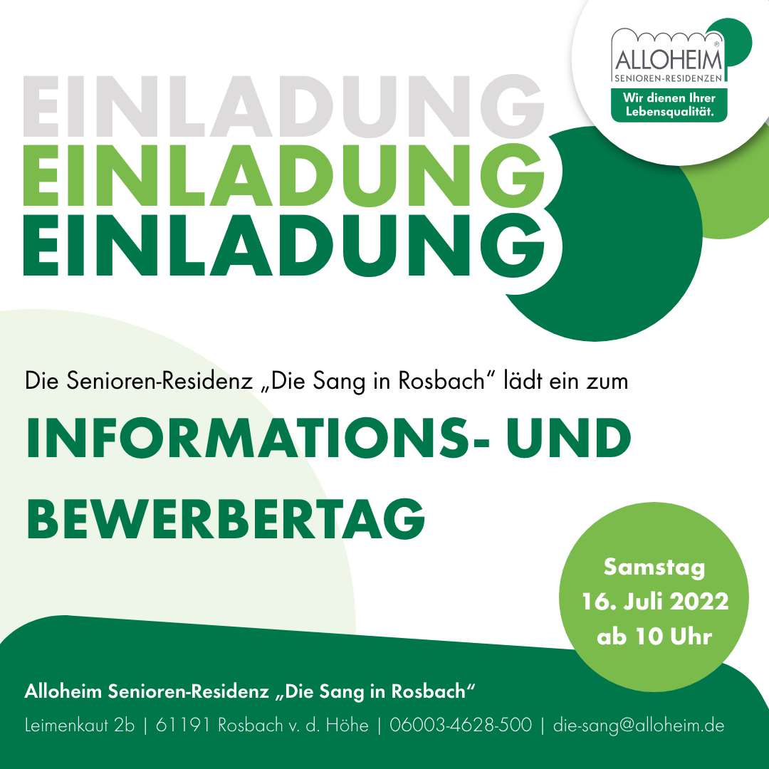 Einladung zum Informations- und Bewerbertag