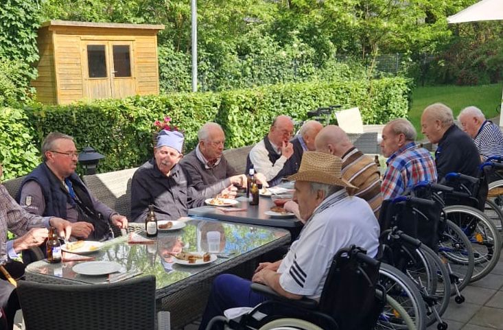 Bewohner bei Vatertag
