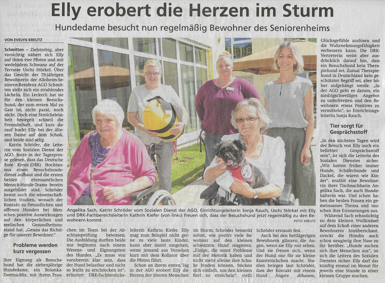 Elly eroberts die Herzen im Sturm