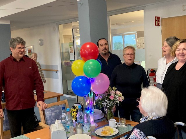 100ster Geburtstag der Frau Jung