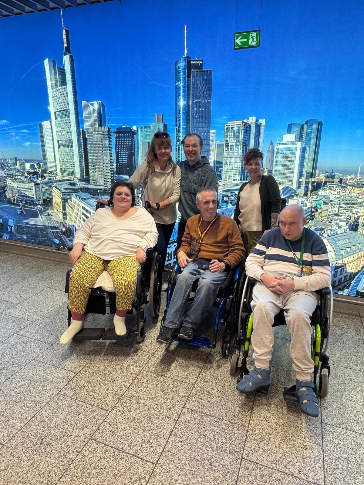 Flughafen Gruppenbild